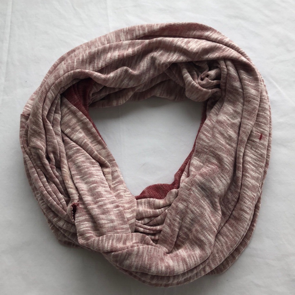Two tone infinity scarf
